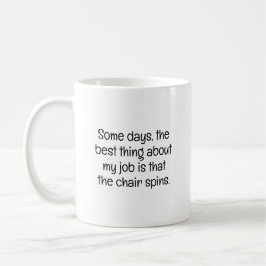 Rolig Sarcasisk Arbetskamrat Stolpsnurr Kaffemugg