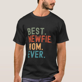 Rolig sarkastisk Bästa Newfie Mamma Någonsin Retro T Shirt