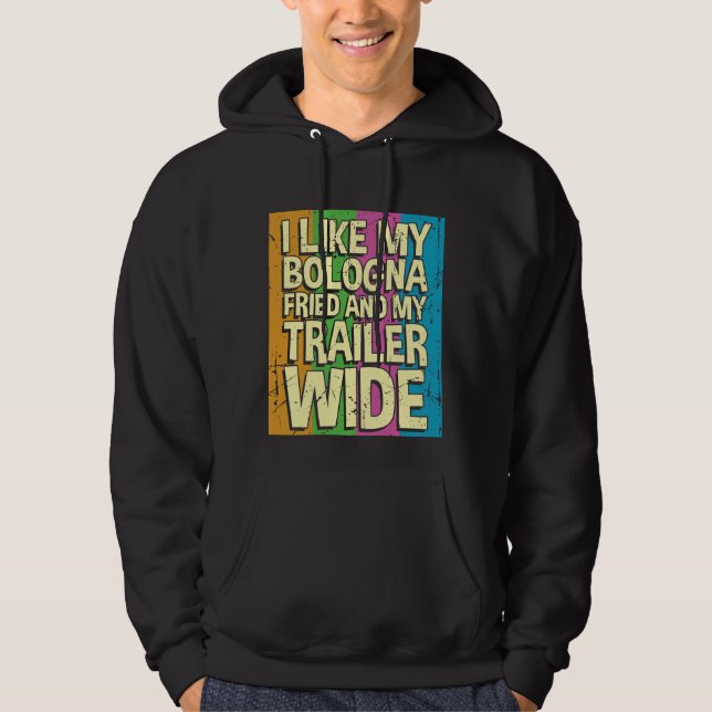 Rolig sarkastisk campare - campa för Redneck Hoodie (Framsida)