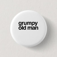 Rolig sarkastisk Gaggåva för Grumpy gamal man
