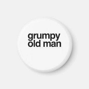 Rolig sarkastisk Gaggåva för Grumpy gamal man Magnet
