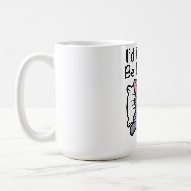 Rolig Sarkastisk Kattälskare Kaffemugg (Vänster)