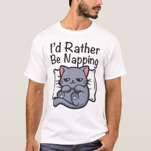 Rolig Sarkastisk Kattälskare T Shirt