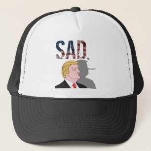 Rolig sarkastisk ledsen anti president Donald Truckerkeps
