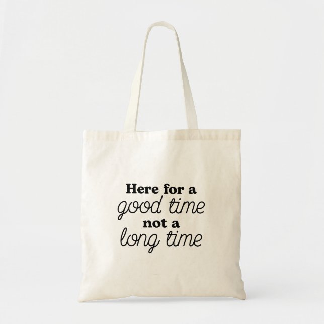 Rolig Sarksam Quotes Totebag, Pås med Goda Vibrati Tygkasse (Framsidan)