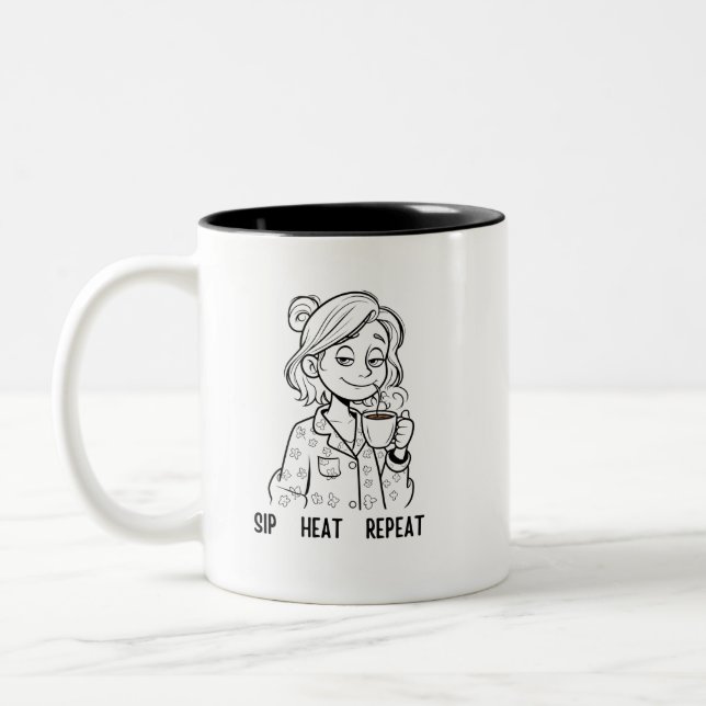 Rolig Sarksast Mamma Mugg (Vänster)