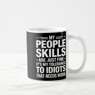 Rolig Sarksast Mening Humor Introvert Arbetsplats Kaffemugg