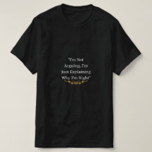 Rolig Sarksast T-Shirt med Citat