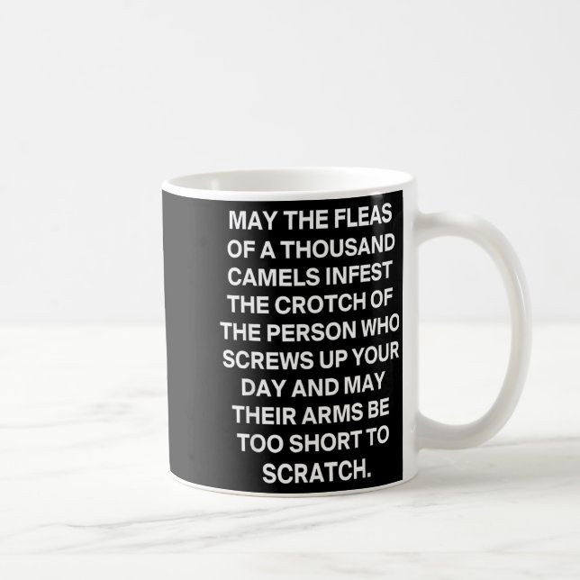 Rolig Sarksastisk Citat Må De Lopp av Tusen Kaffemugg (Höger)