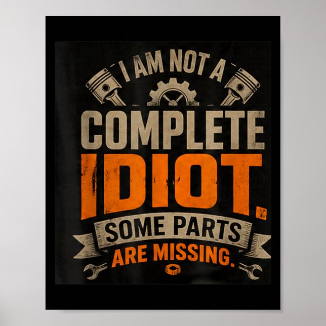 Rolig Sarksastisk Citatdesign 1 Poster (Framsidan)