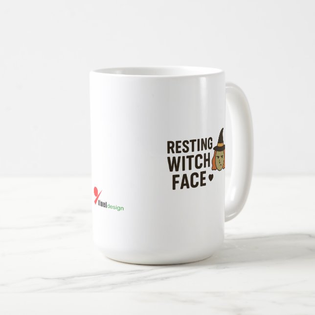 Rolig Sarksastisk Häxa Kaffekopp Present (Framsida höger)