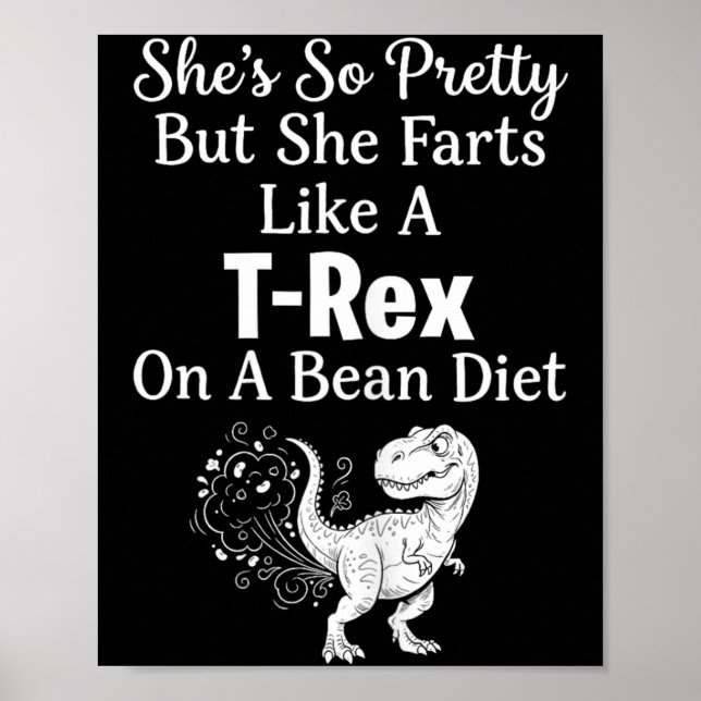 Rolig Sarksastisk Humor Saurus-citat Poster (Framsidan)
