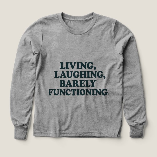 Rolig Sarksastisk Mental Hälsa T-shirt (Design framsida)