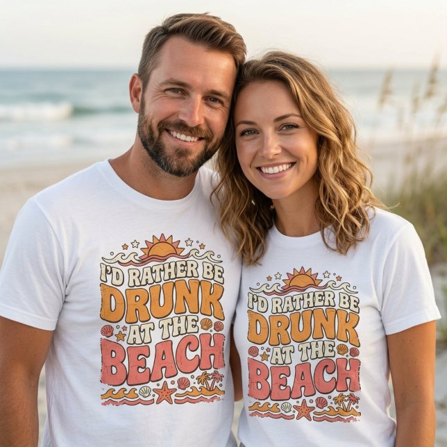 Rolig Sarksastisk Sommar Strand Grafisk Design T Shirt (Skapare uppladdad)