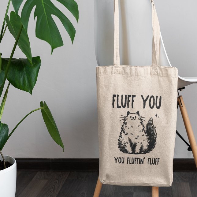Rolig Sarksatisk Katt Tygkasse (Funny Sarcastic Cat Tote Bag)
