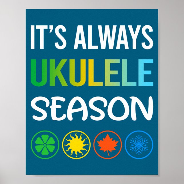 Rolig säsong Ukulele  Poster (Framsidan)