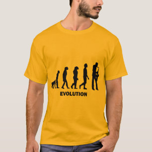 rolig saxofonspelare tee shirt