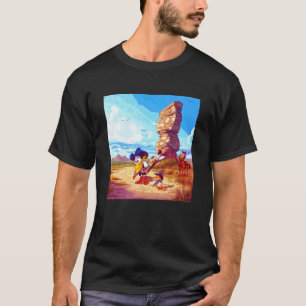 Rolig Saxstjärt Flugfångare och Rusty Skallerormen T Shirt