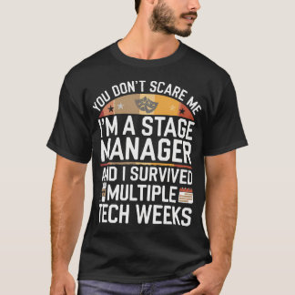 Rolig scenchef Teknikveckor Teaterchef T Shirt