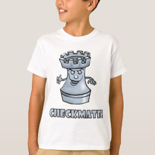 Rolig schackmatt för råkaschackbiet (tecknad)! tee shirt