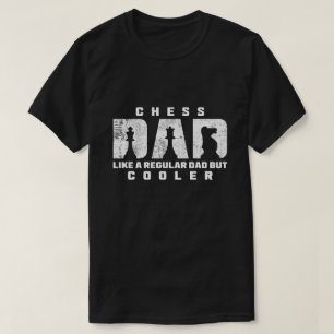 Rolig Schackpappa Liksom En Vanlig Pappa Men Coola T Shirt