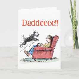Rolig Schnauzer Fars Dag Kort