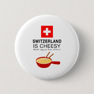 Rolig schweizisk Fondue Knapp