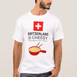 Rolig schweizisk Fondue T Shirt