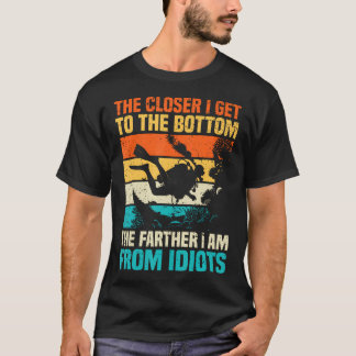 Rolig Scuba-dykning Tematisk Konst För Män Kvinnor T Shirt