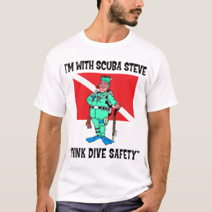 Rolig SCUBASteve T-tröja Tee Shirt