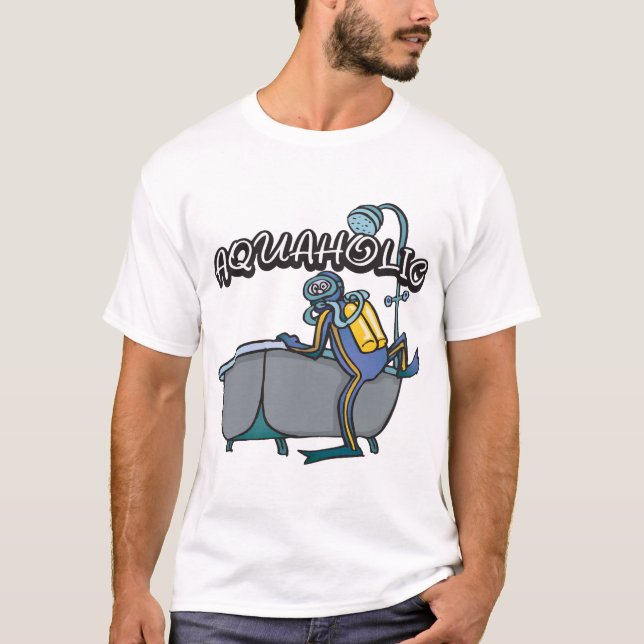 Rolig SCUBAT-tröja Tee (Framsida)