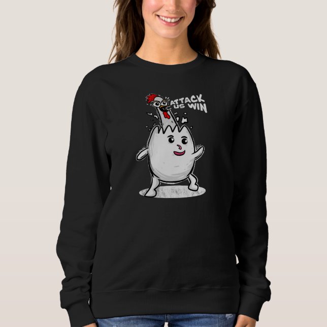 rolig segerkyckling för kvinnor t shirt (Framsida)