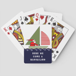 Rolig seglande jul casinokort