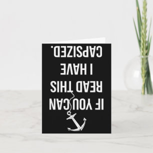 Rolig segling nautisk båtliv segelbåt älskare pres kort