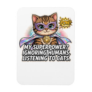 Rolig Selektiv Hörsel Katt Superkraft Magnet