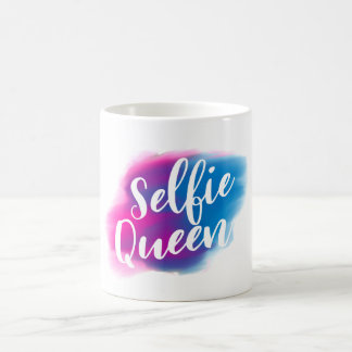 Rolig Selfie drottning Kaffemugg