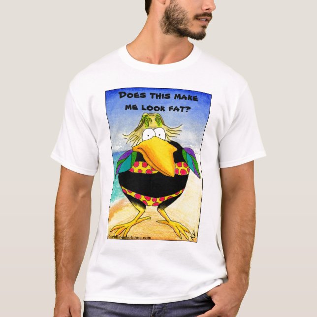Rolig semester för kråkastrandsommar tee shirt (Framsida)
