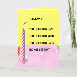 Rolig sen Geburtstag Kort