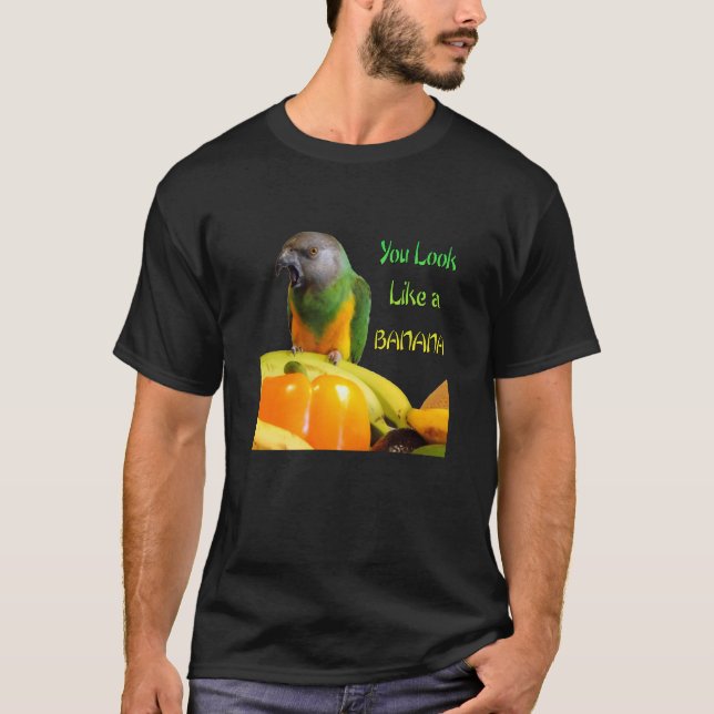 Rolig Senegal papegoja T Shirt (Framsida)