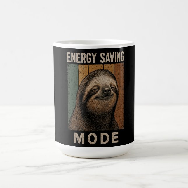 Rolig Seng Långsam Energi Sparande Läge Retro Desi Kaffemugg (Center)