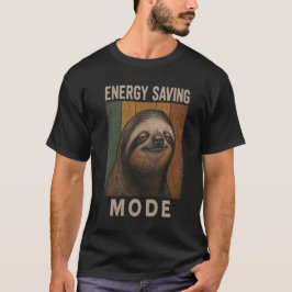 Rolig sengångare Energisparläge Retrodesign T Shirt