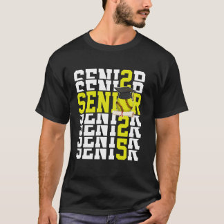 Rolig Senior 2025 Klass 2025 Examen Softboll T Shirt