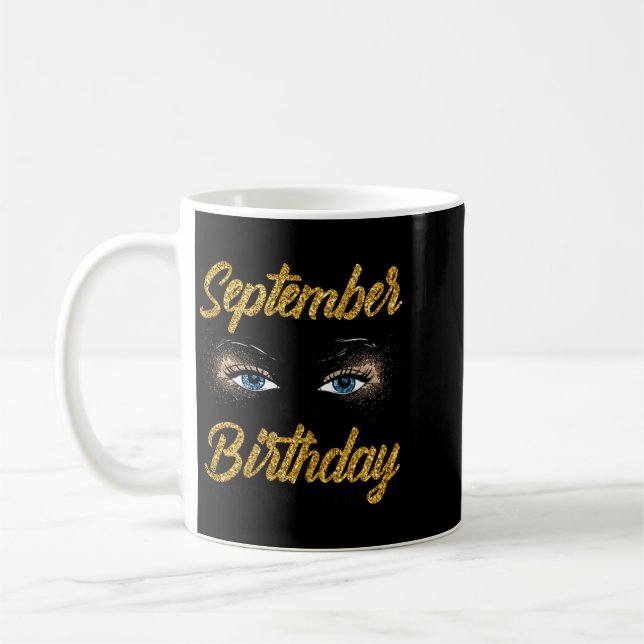 Rolig September Är Födelsedag Hela Månaden Kaffemugg (Vänster)