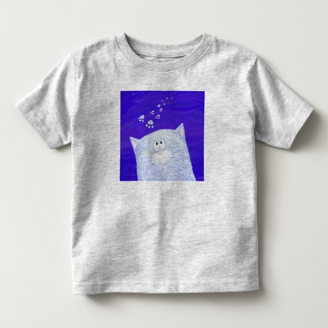 Rolig serie katt, t-shirt (Framsida)