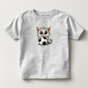 Rolig seriekatthåller fotboll t shirt