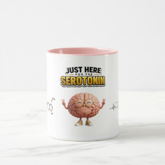 Rolig Serotonin Hjärna Mugg