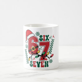 Rolig Sex Sju 67 6 7 Meme Kul Julpresent Kaffemugg