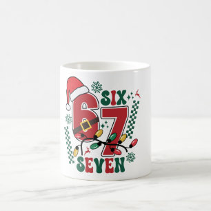 Rolig Sex Sju 67 6 7 Meme Kul Julpresent Kaffemugg