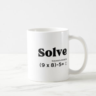 Rolig Sex Sju 67 Meme Pemdas Skola Matematiklärare Kaffemugg