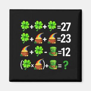 Rolig sex sju 67 meme st patricks day matematik magnet
